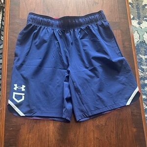 Under Armour Men's Navy Athletic Shorts